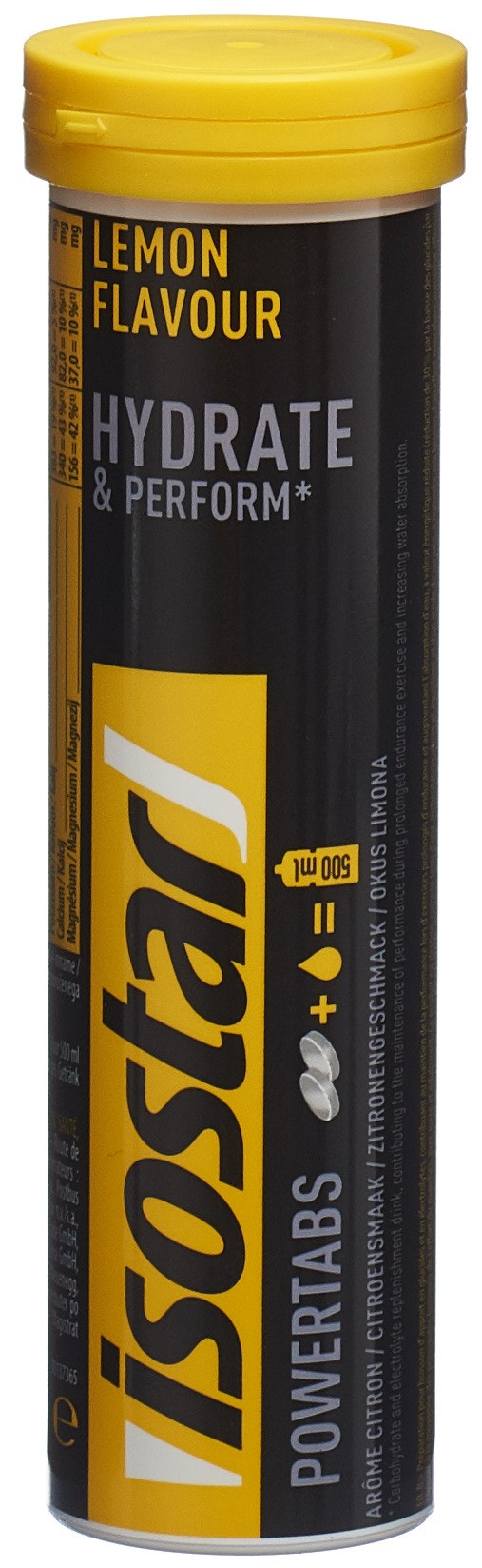 PICFRONT3D ISOSTAR Power Tabs Brausetabl Citron 10 Stk