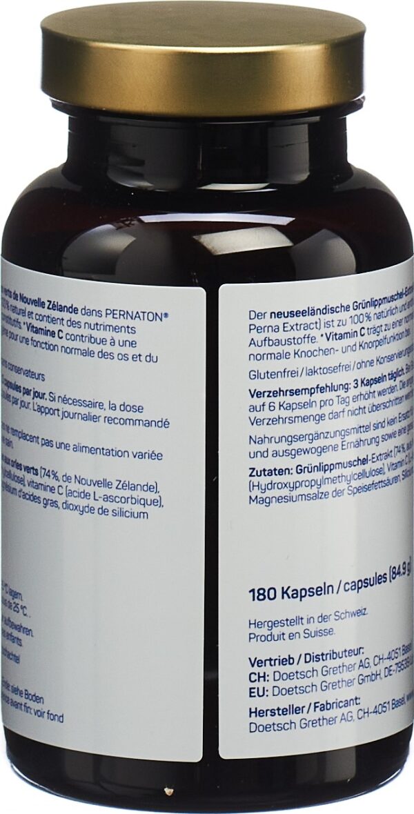 CONTENTBACK PERNATON Grünlippmuschel Kaps 350 mg 180 Stk