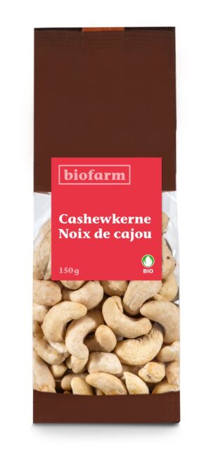 BIOFARM Cashewkerne Bio Btl 150 g