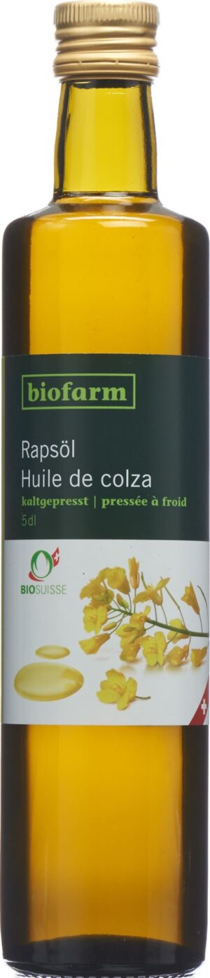 BIOFARM Rapsöl Knospe CH Fl 5 dl