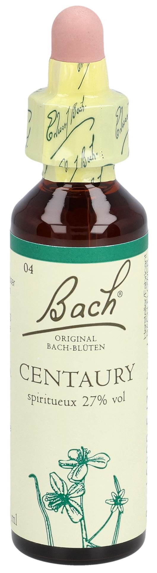 PICFRONT3D BACH-BLÜTEN Original Centaury No04 20 ml