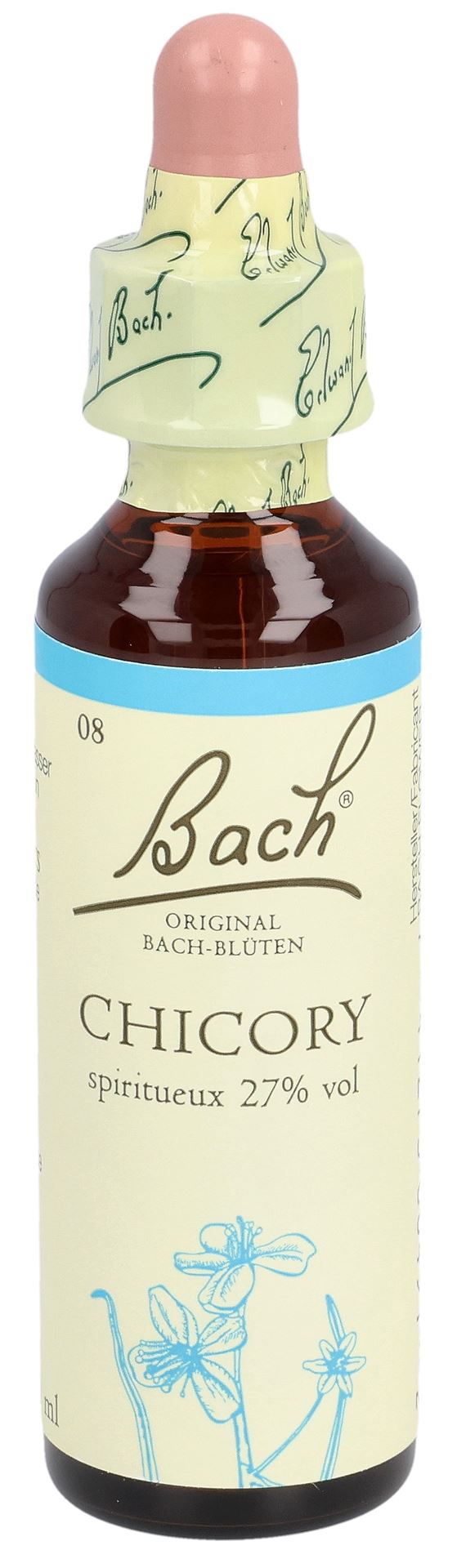 PICFRONT3D BACH-BLÜTEN Original Chicory No08 20 ml