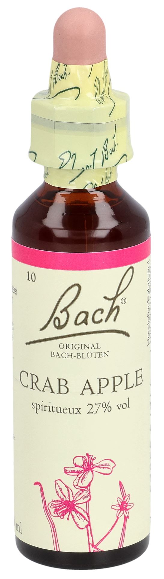 PICFRONT3D BACH-BLÜTEN Original Crab Apple No10 20 ml