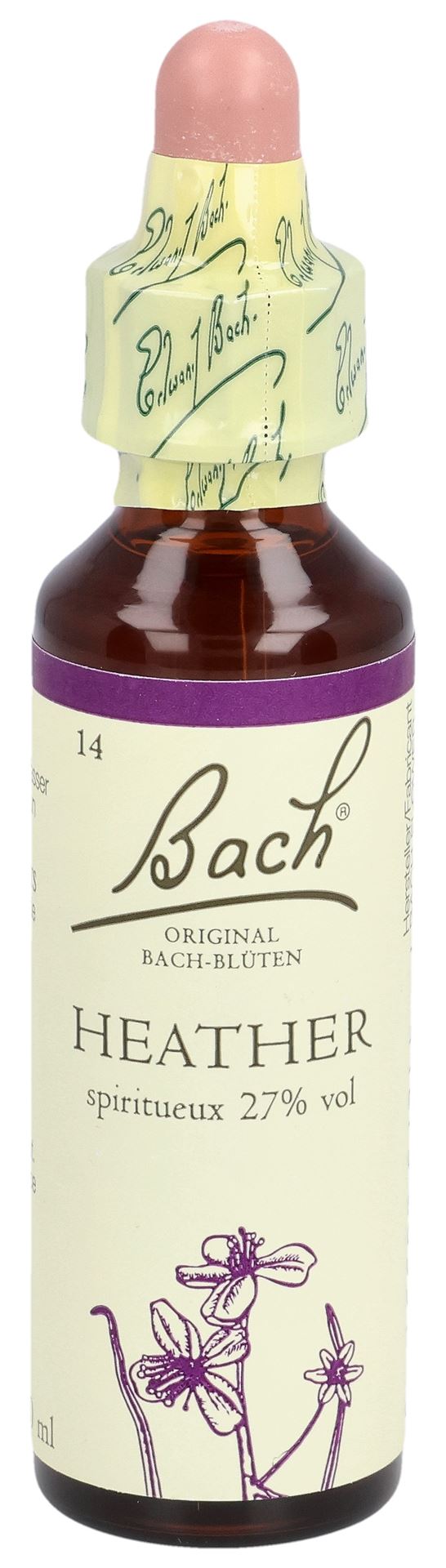 PICFRONT3D BACH-BLÜTEN Original Heather No14 20 ml