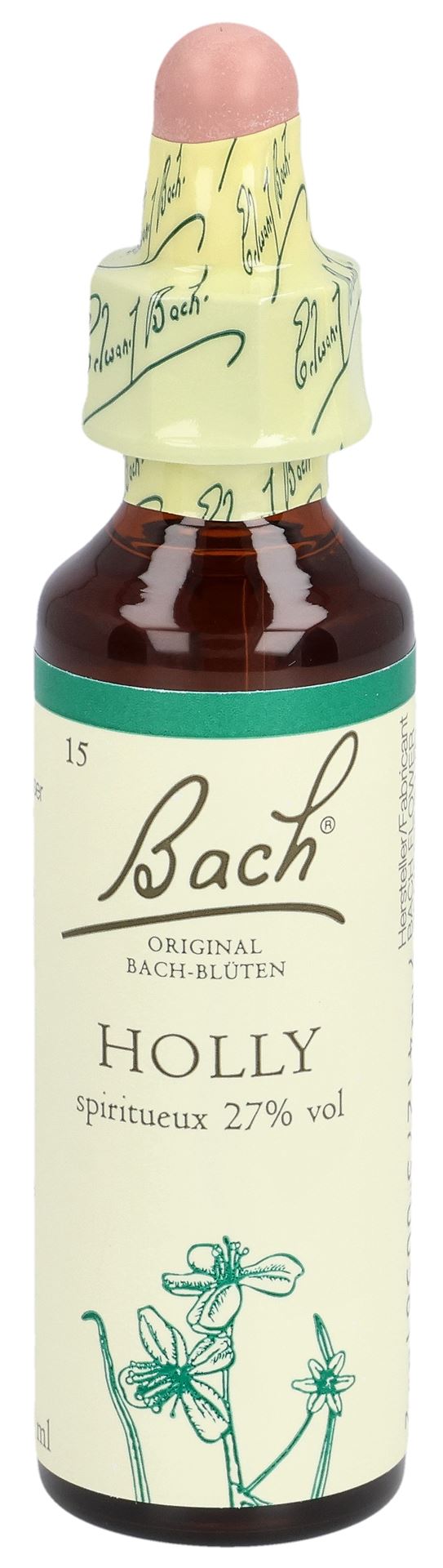 PICFRONT3D BACH-BLÜTEN Original Holly No15 20 ml