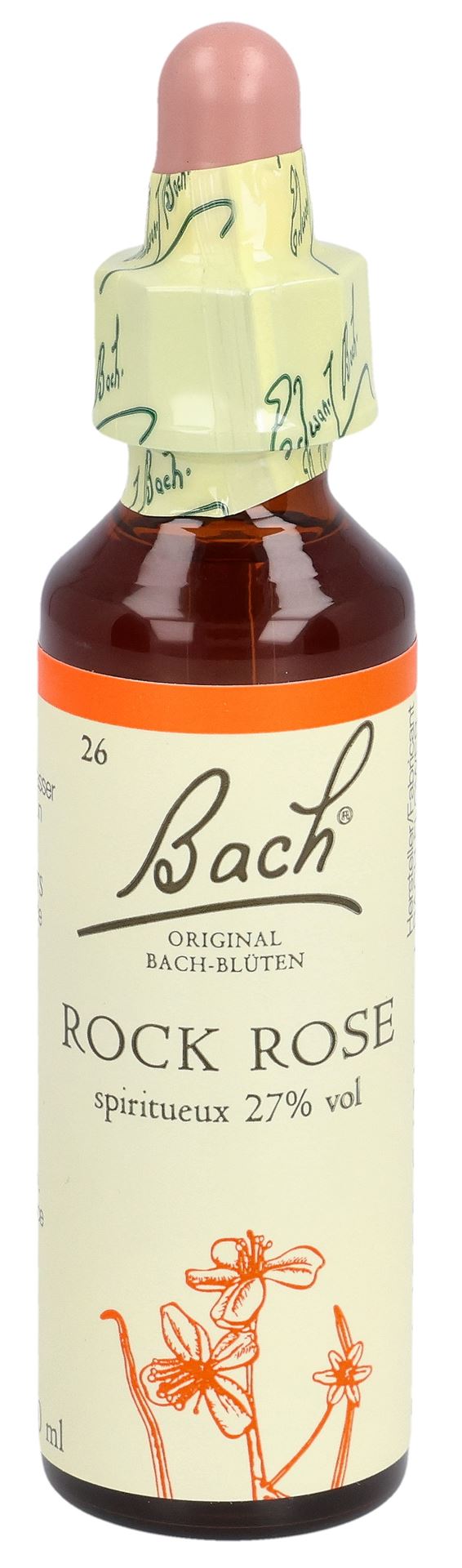 PICFRONT3D BACH-BLÜTEN Original Rock Rose No26 20 ml
