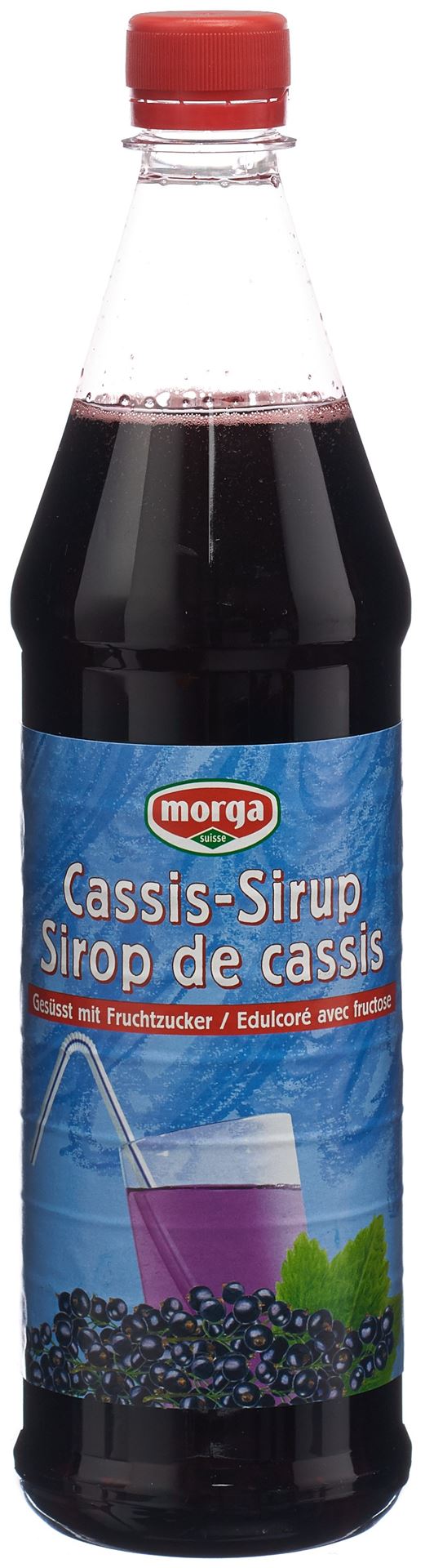 PICFRONT3D MORGA Cassis Sirup m Fruchtzucker Petfl 7.5 dl