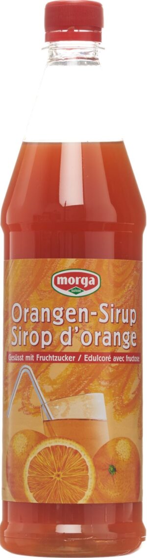 MORGA Orangen Sirup m Fruchtzuck Petfl 7.5 dl