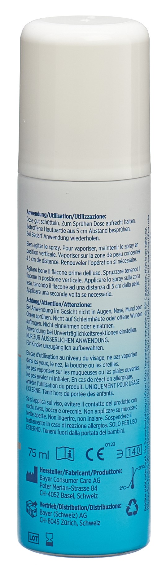 CONTENTBACK BEPANTHEN PRO Schaumspray Aeros 75 ml