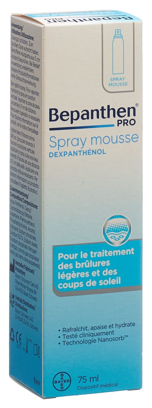 PICBACK3D BEPANTHEN PRO Schaumspray Aeros 75 ml