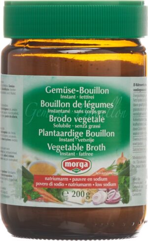 MORGA Gemüse Bouillon inst fettfrei nat arm 200 g