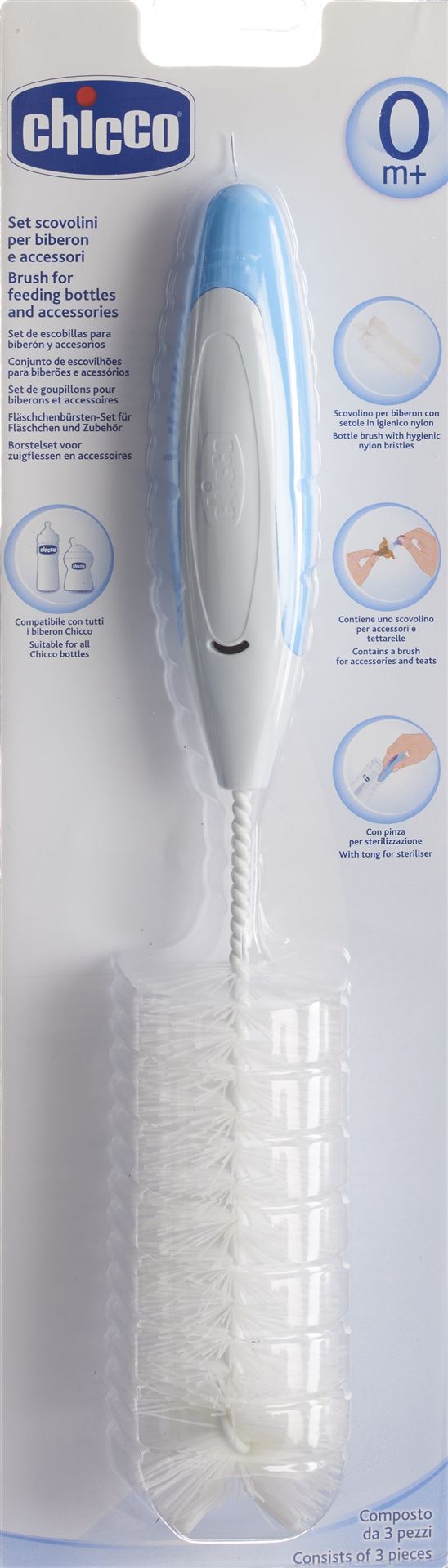 PICFRONT CHICCO Flaschenbürsten Set 3in1