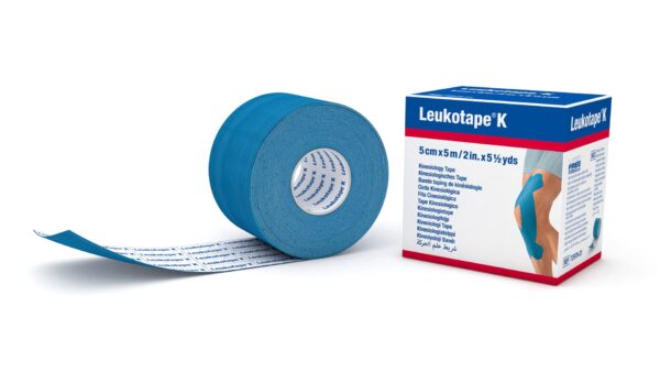 PICFRONT3DPLUS LEUKOTAPE K Kinesiologi Tape 5mx5cm blau