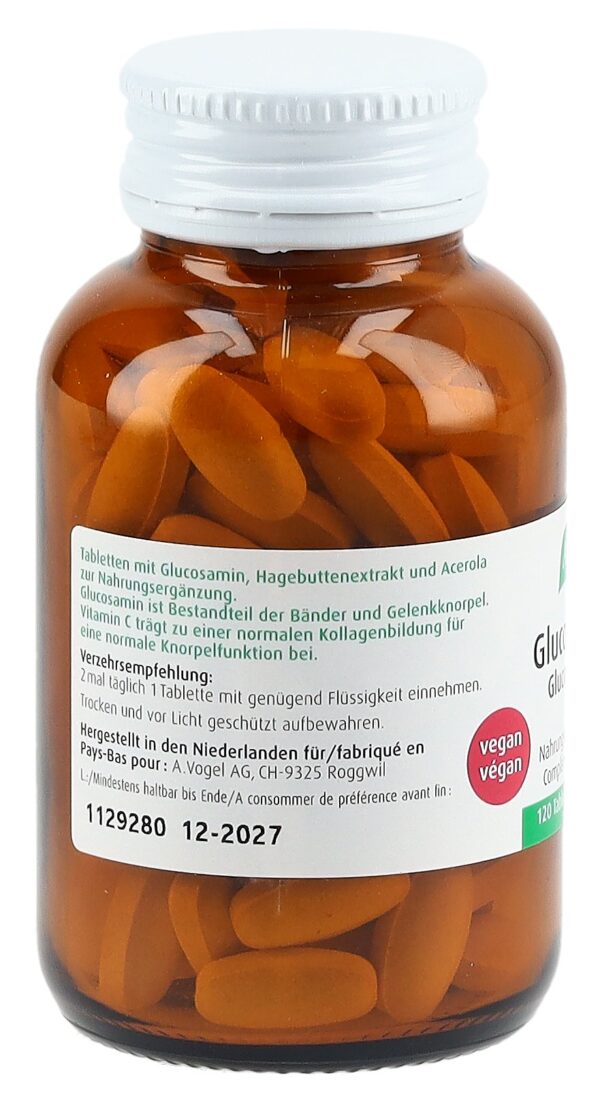 CONTENTBACK VOGEL Glucosamin Plus Tabl m Hagebuttenext 120 Stk