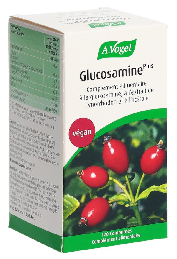 PICBACK3D VOGEL Glucosamin Plus Tabl m Hagebuttenext 120 Stk