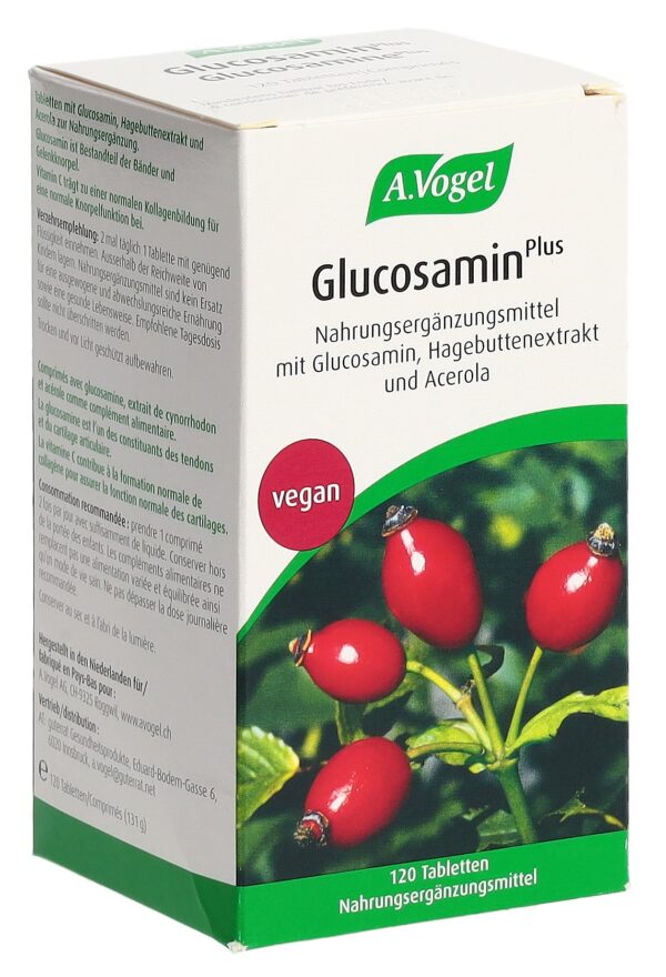 PICFRONT3D VOGEL Glucosamin Plus Tabl m Hagebuttenext 120 Stk