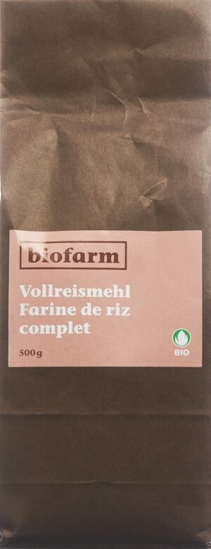 BIOFARM Reismehl Knospe Btl 500 g