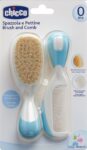 CHICCO Kamm und Bürste Naturborsten light bl 0m+