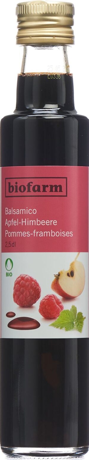 BIOFARM Balsamico Apfel Himbeere 250 ml