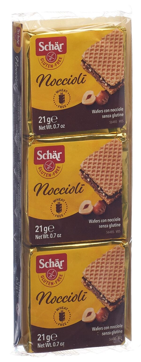 PICFRONT3D SCHÄR Noccioli Snack 3er Pack glutenfrei 63 g