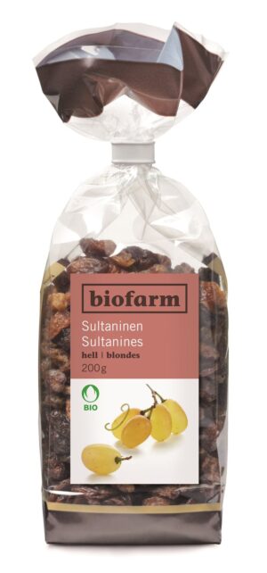 BIOFARM Sultaninen hell Knospe Btl 200 g
