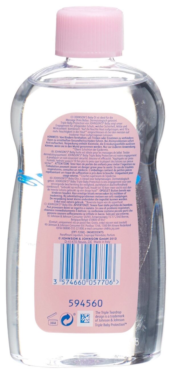 PICBACK3D JOHNSONS BABY Öl Fl 300 ml