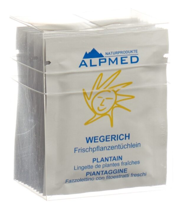 PICFRONT3D ALPMED Frischpflanzentüchlein Wegerich 13 Stk