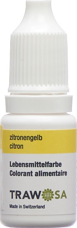 TRAWOSA Lebensmittelfarbstoff zitronengelb 10 ml
