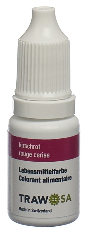 TRAWOSA Lebensmittelfarbstoff kirschrot 10 ml