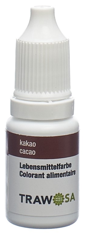 TRAWOSA Lebensmittelfarbstoff kakao 10 ml