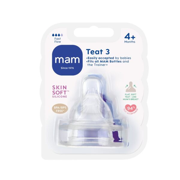 PICFRONT3D MAM Perfect Nuggi Sil 6-16m Girl 2 Stk
