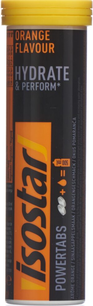 PICFRONT ISOSTAR Power Tabs Brausetabl Orange 10 Stk