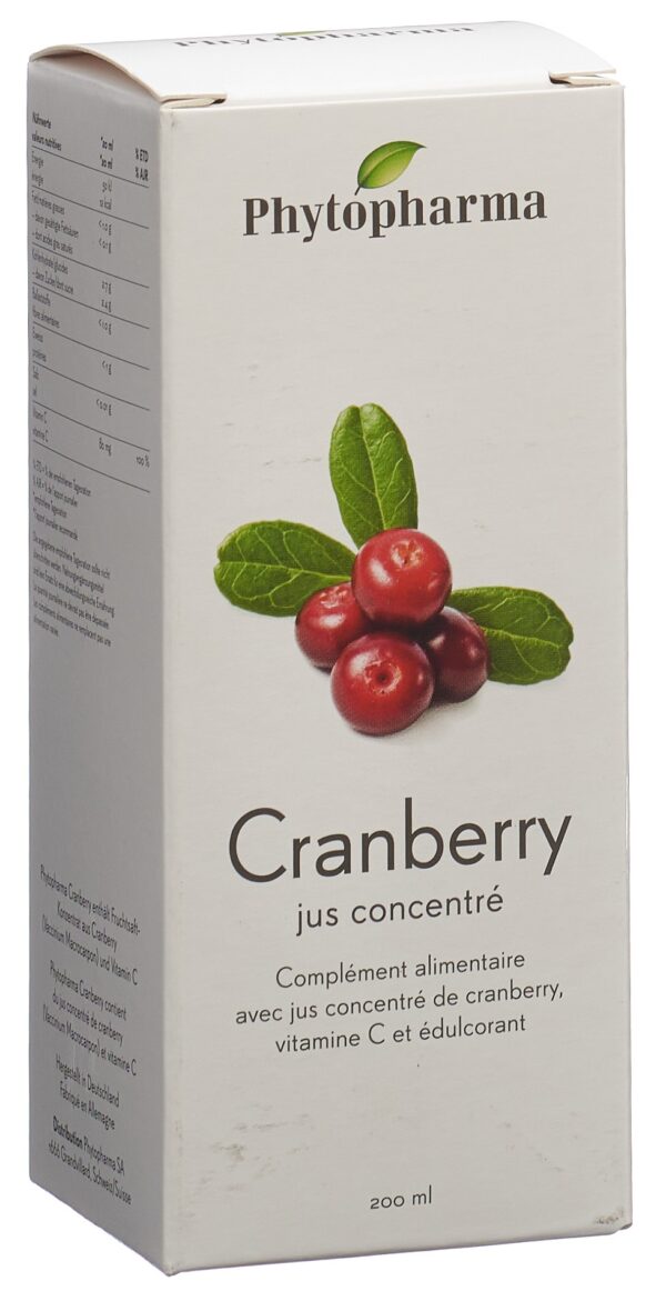 PICBACK3D PHYTOPHARMA Cranberry Trink-Konzentrat 200 ml