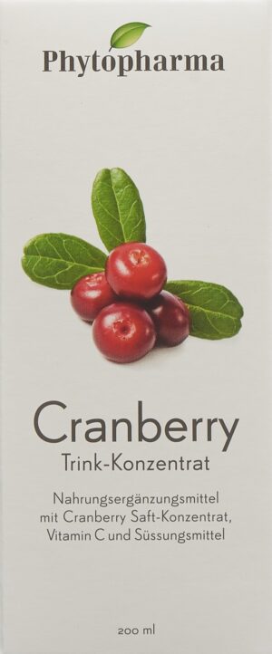PHYTOPHARMA Cranberry Trink-Konzentrat 200 ml