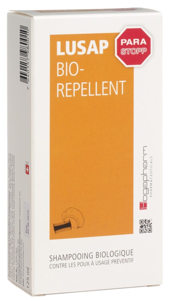 PICBACK3D PARASTOPP Lusap Shampoo Bio-Reppelent 125 ml