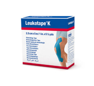 PICFRONT3D LEUKOTAPE K Kinesiologi Tape 5mx2.5cm blau