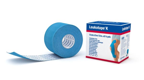 PICFRONT3DPLUS LEUKOTAPE K Kinesiologi Tape 5mx5cm hellbl
