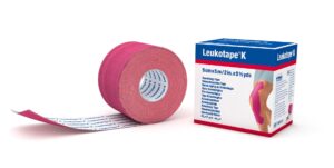 PICFRONT3DPLUS LEUKOTAPE K Kinesiologi Tape 5mx5cm pink