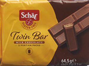 PICFRONT SCHÄR Twin Bar Snack m Schoko glutenfr 3 x 21.5 g