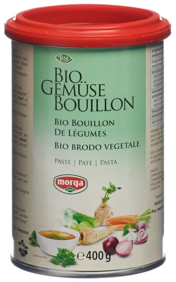 PICFRONT3D MORGA Gemüse Bouillon Paste Bio Ds 400 g