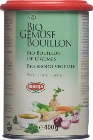 MORGA Gemüse Bouillon Paste Bio Ds 400 g