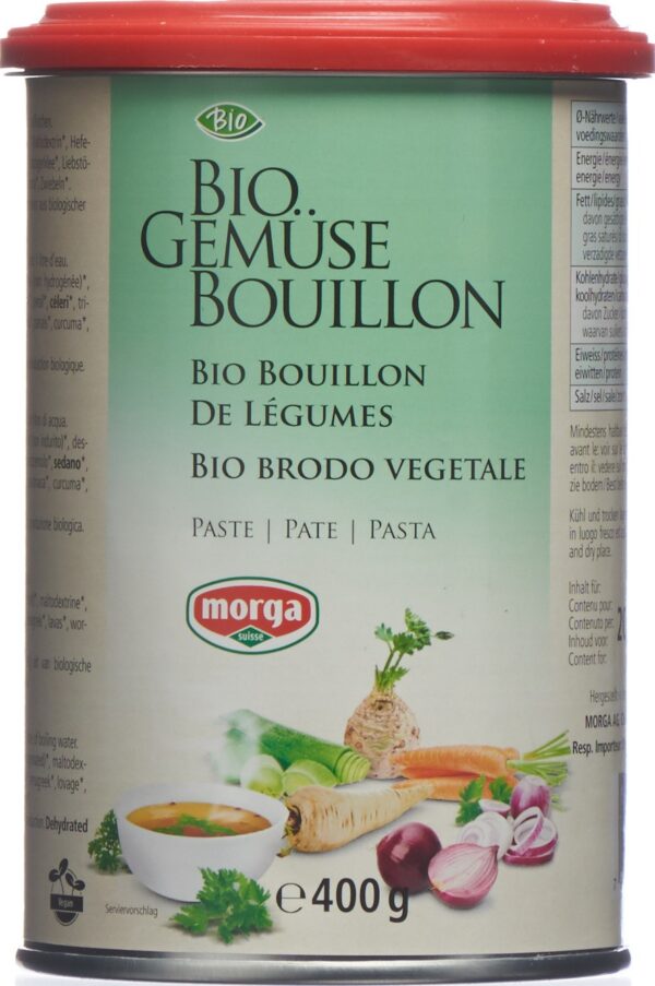 PICFRONT MORGA Gemüse Bouillon Paste Bio Ds 400 g