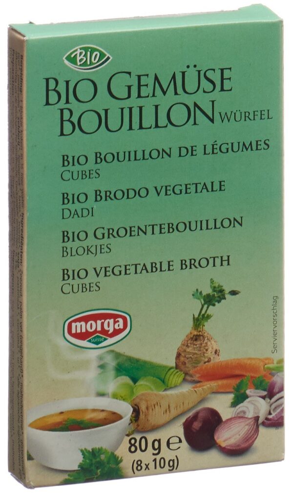 PICFRONT3D MORGA Gemüse Bouillon Würfel Bio 8 Stk