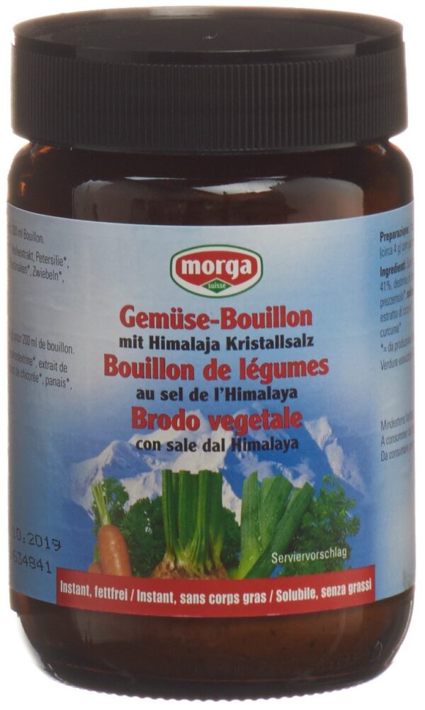 PICFRONT3D MORGA Gemüse Bouillon mit Himalajasalz 200 g