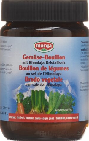 MORGA Gemüse Bouillon mit Himalajasalz 200 g