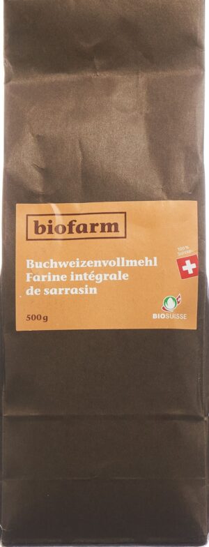 BIOFARM Buchweizenvollmehl CH Btl 500 g