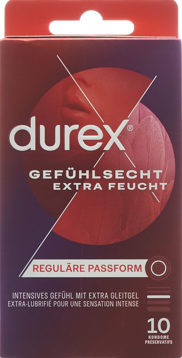 PICFRONT DUREX Gefühlsecht Präservativ extra feucht 10 Stk