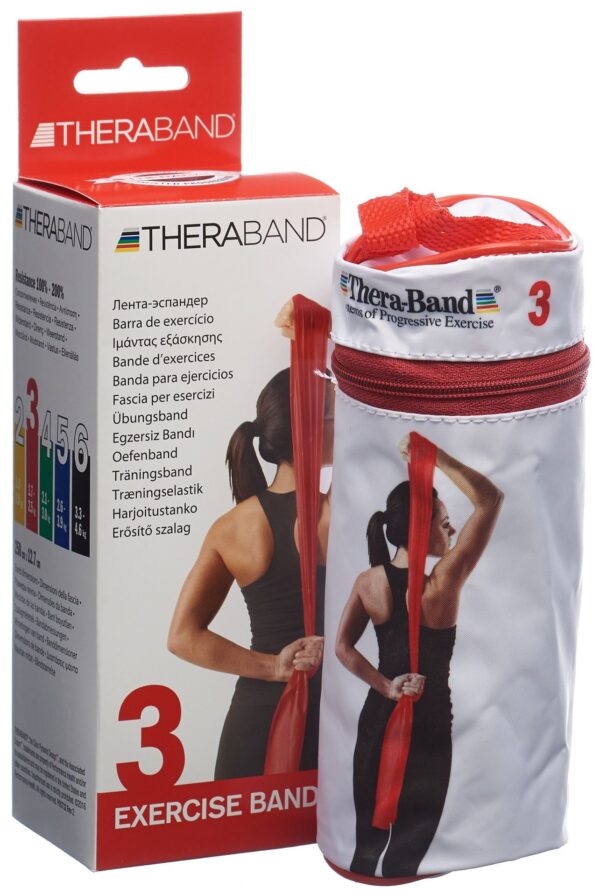 PICFRONT3DPLUS THERA BAND 2.5mx12.7cm rot mittel stark