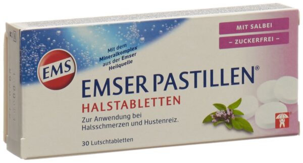 PICFRONT3D EMSER Pastillen zuckerfrei mit Salbei 30 Stk