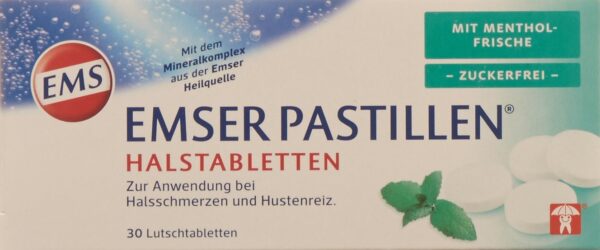 PICFRONT EMSER Pastillen zuckerfrei Mentholfrische 30 Stk